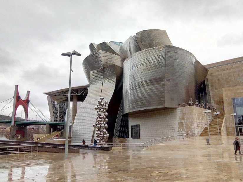 Bilbao w deszczu

