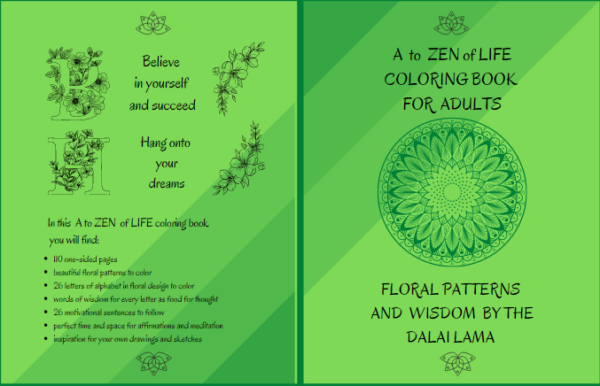 A to ZEN OF LIFE COLORING BOOK